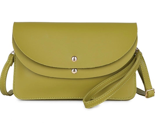 Double Fronted Clutch Bag in Green