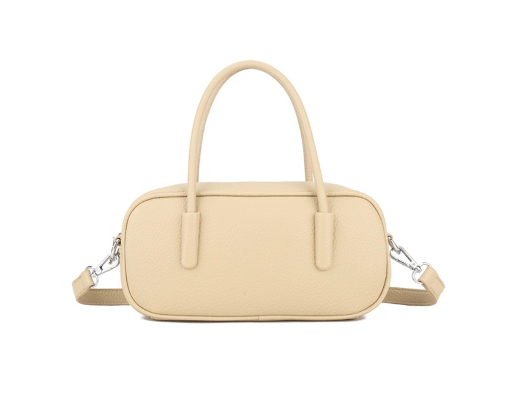 Wide Grab Bag in Beige