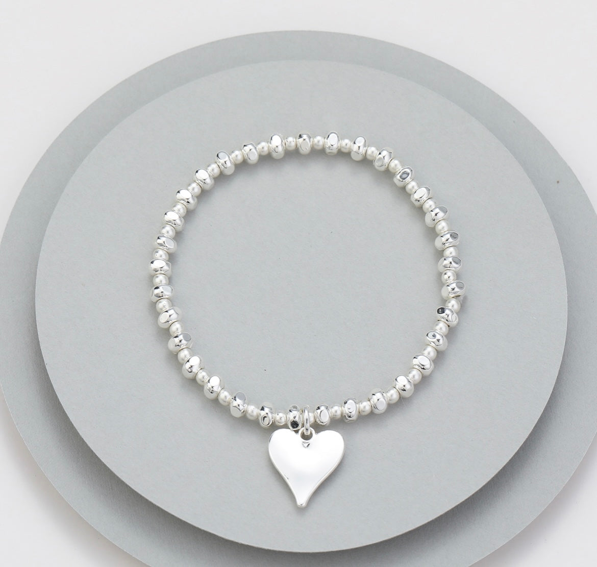 Silver Heart Bracelet