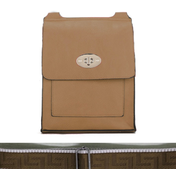 Small Saddle Bag in Khaki