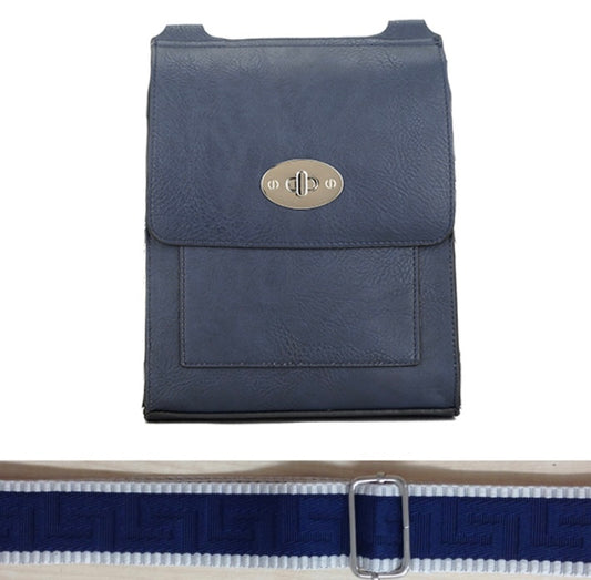 Small Saddle Bag in Navy