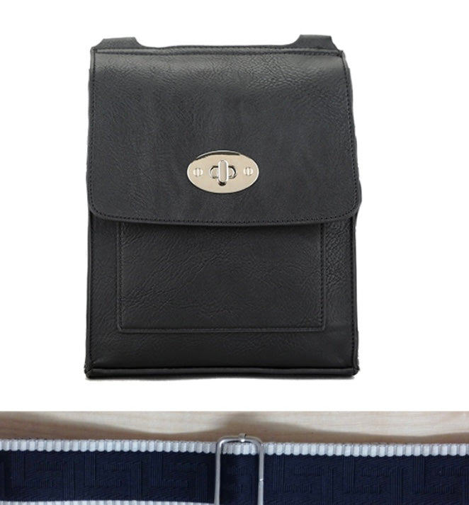 Small Saddle Bag in Black
