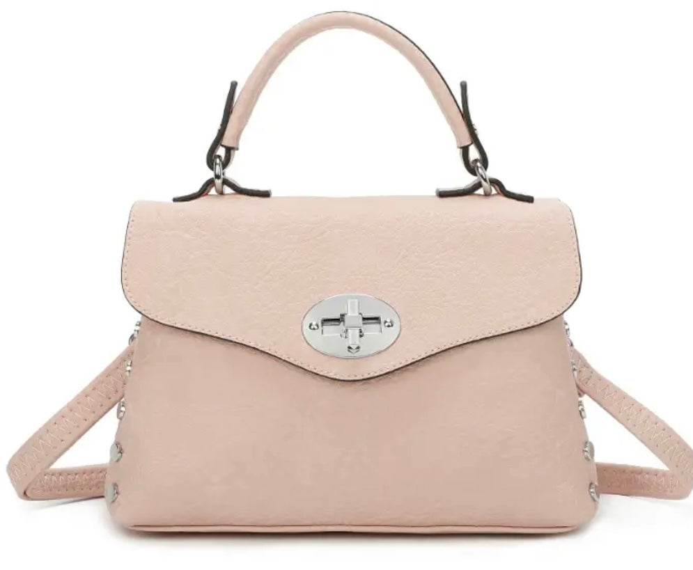 Small Grab Bag in Nude Pink