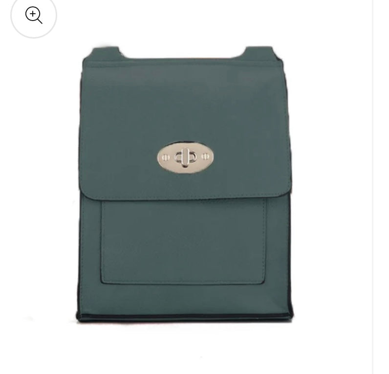 Small Saddle Bag in Dark Teal