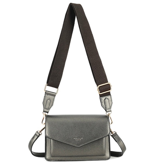 Smart Crossbody in Silver Grey