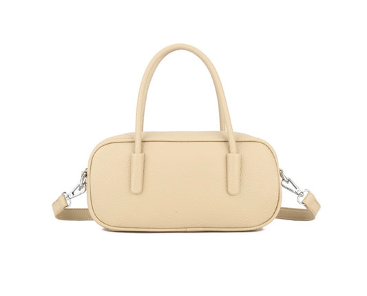Wide Grab Bag in Beige