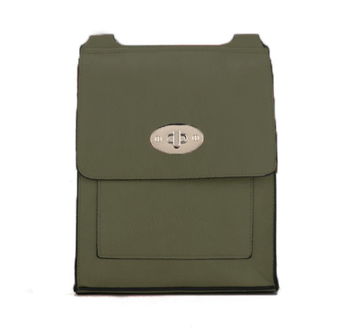 Small Saddle Bag in Dark Green