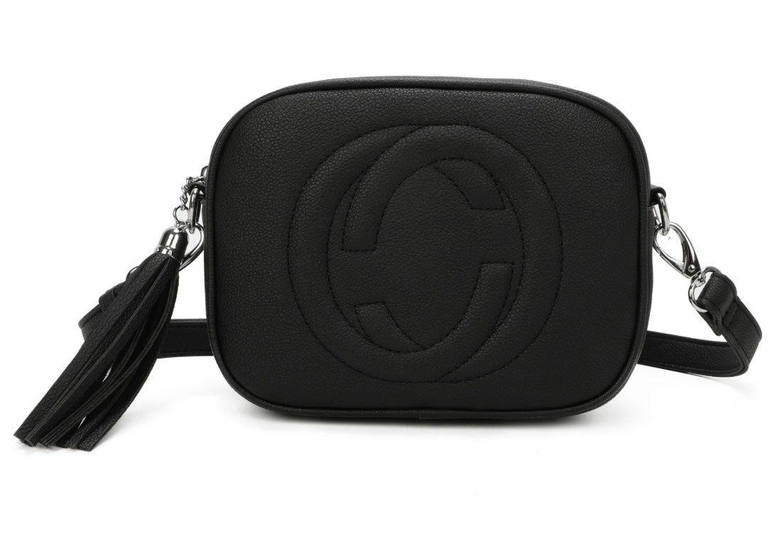 Inspired Classic Cross Body in Black