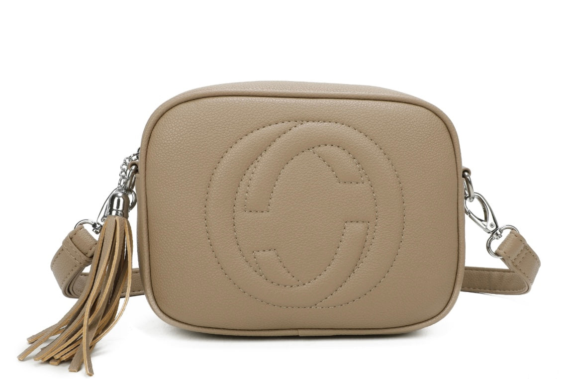 Inspired Classic Cross Body in Khaki