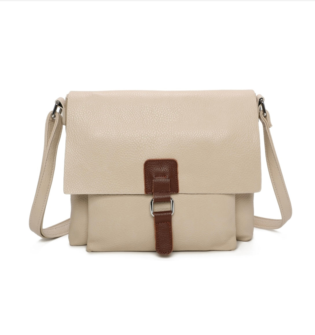 Satchel Bag in Beige